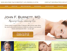 Tablet Screenshot of johnburnettmd.com